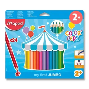 Pastelky Maped Color´Peps Jumbo, 24 farieb